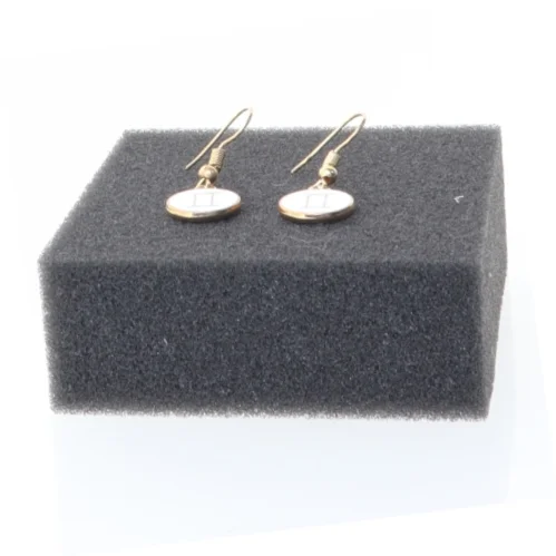 Øreringe med stjernetegnet Tvilling (str. Ø 14 mm)