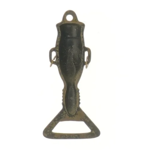 Vintage metal øloplukker (str. 11,5 cm)