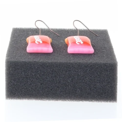 Øreringe formet som slikposer (str. 1,5 x 2 cm)