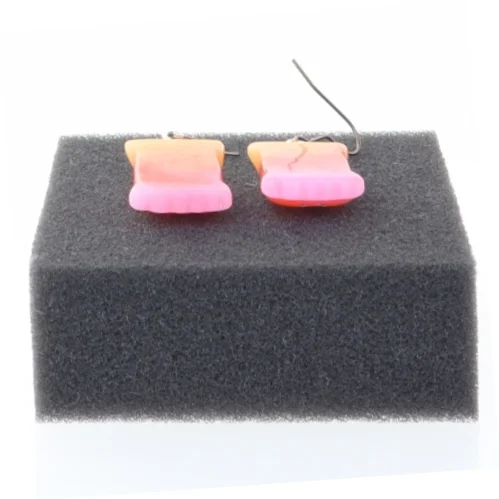 Øreringe formet som slikposer (str. 1,5 x 2 cm)