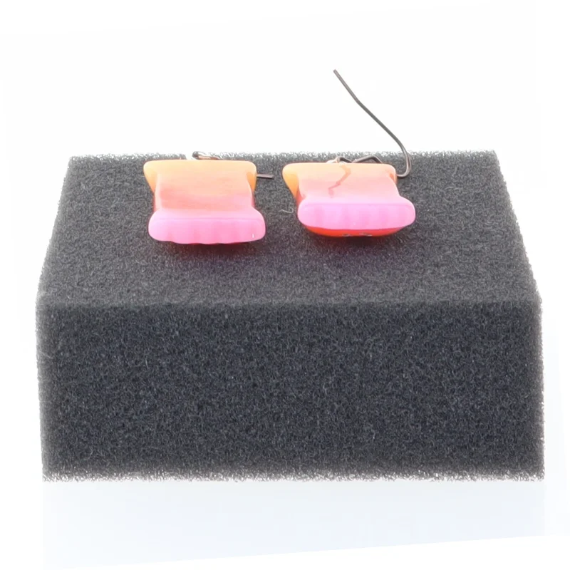 Øreringe formet som slikposer (str. 1,5 x 2 cm)