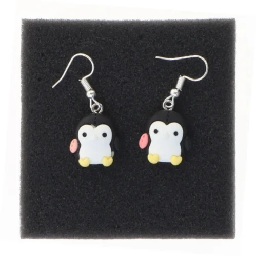 Pingvin øreringe (str. 1,5 cm)