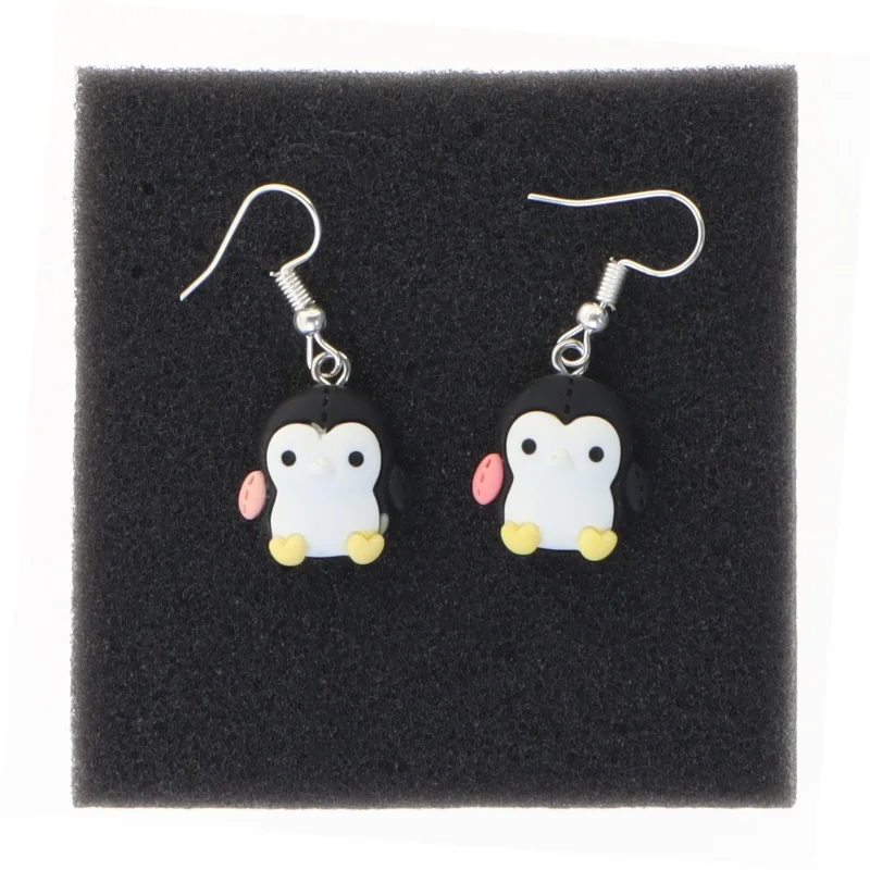 Pingvin øreringe (str. 1,5 cm)