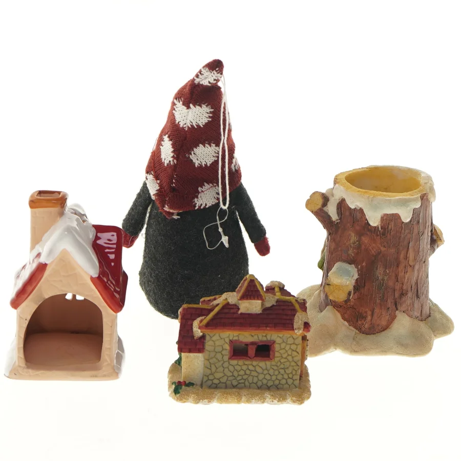 Dekorative julefigurer (str. 8-18 cm)