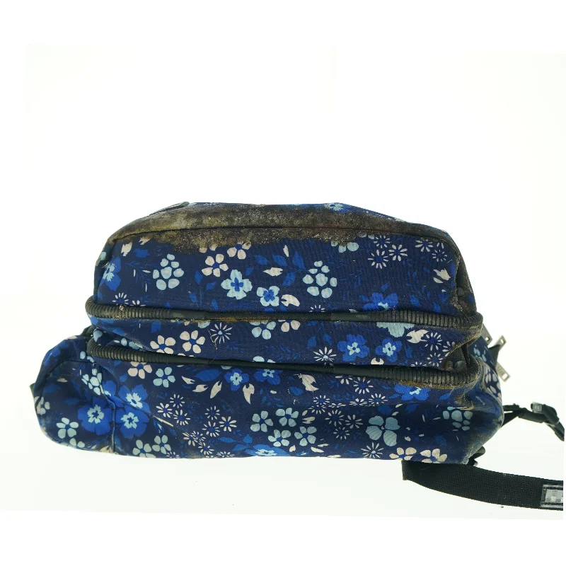 Blomstermønstret rygsæk (str. 40 x 34 cm)