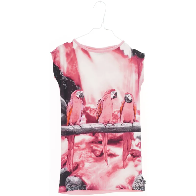 T-shirt med papegøjemotiv fra Royal Rebels (str. 104)