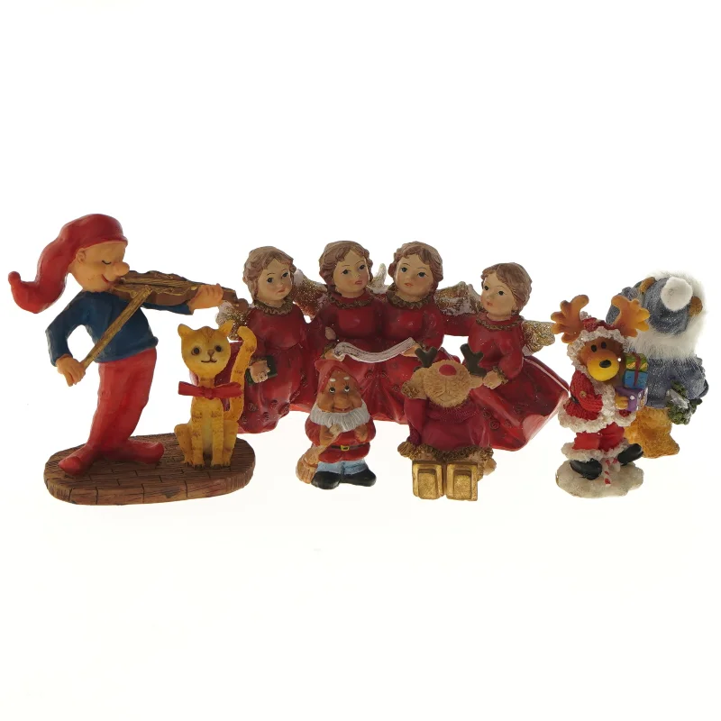 Juledekorationsfigurer (str. 5-10 cm)
