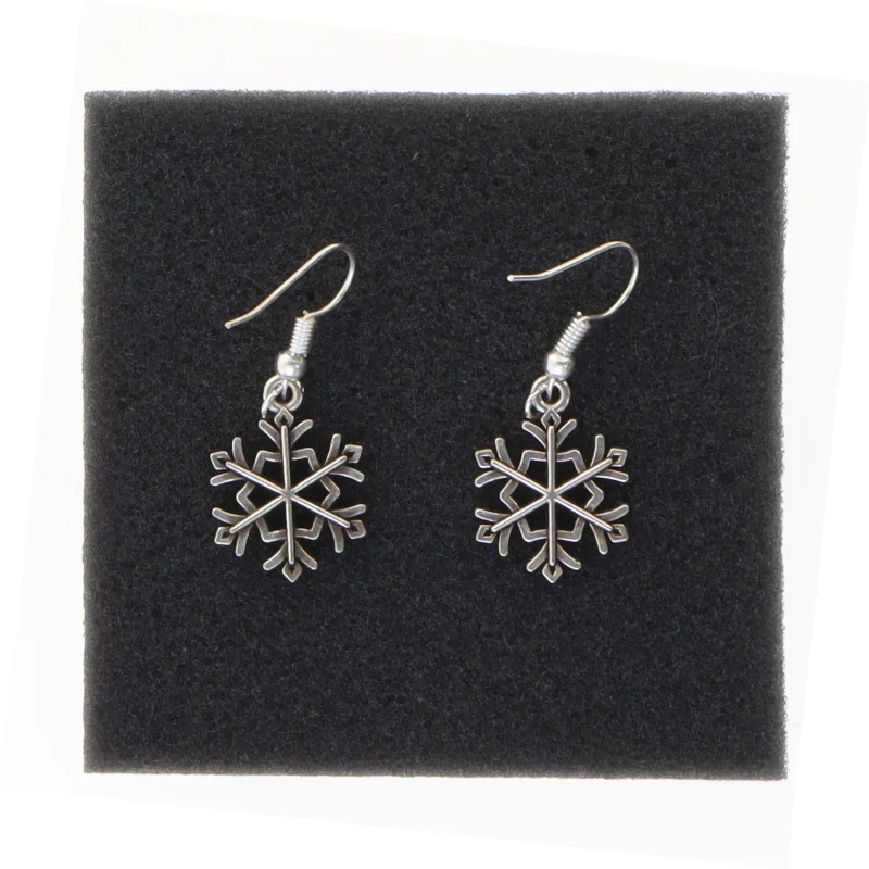 Snefnug øreringe (str. 1,5 cm)