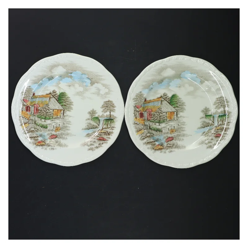 Alfred Meakin Eversham tallerkener fra Alfred Meakin (str. Ø 18 cm)