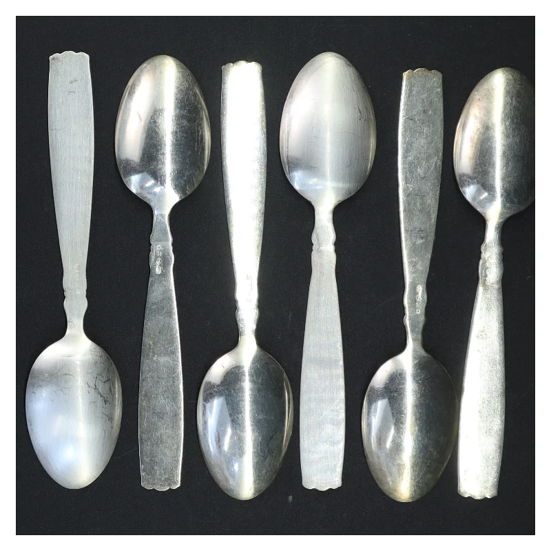 Sæt af sølvskeer (str. 20 cm)