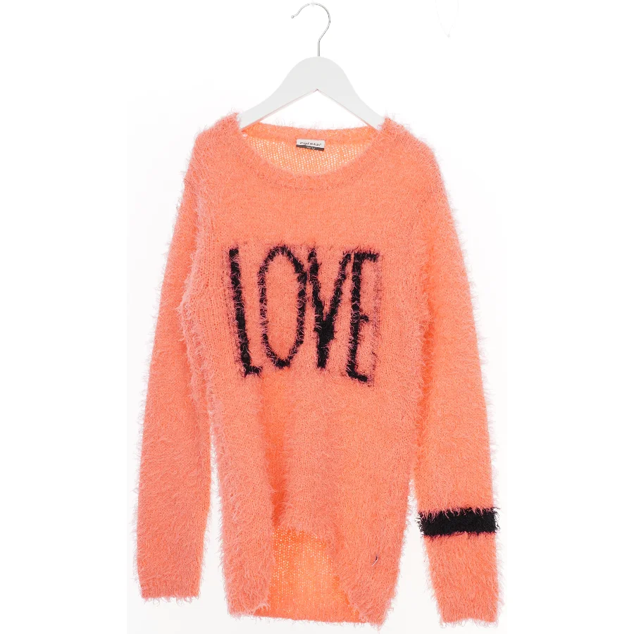 Fuzzy orange sweater fra Royal Rebels (str. 146)
