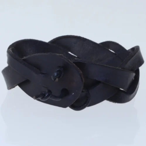 Læderarmbånd (str. Ø 7 cm)