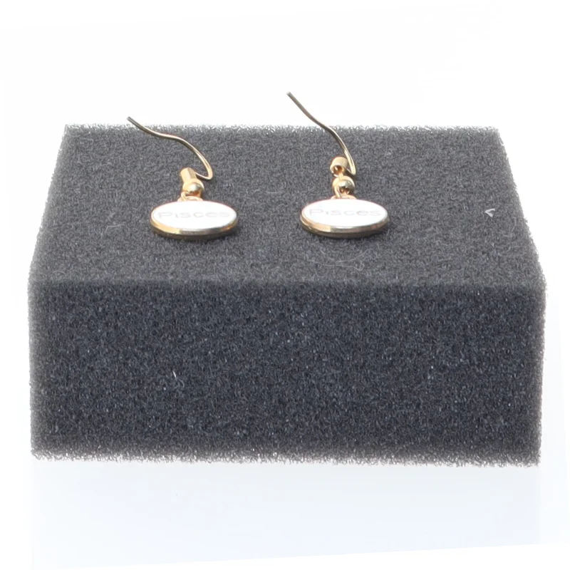 Fisken stjernetegn øreringe (str. Ø 14 mm)