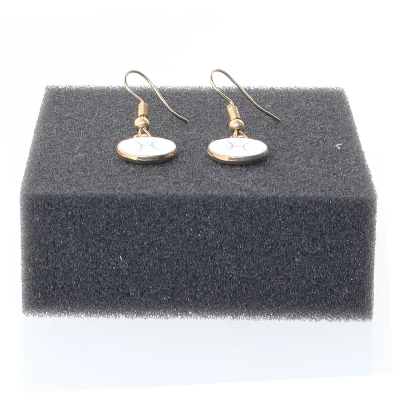 Fisken stjernetegn øreringe (str. Ø 14 mm)