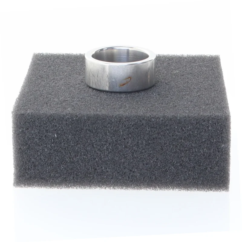 Sølvfarvet ring (str. Størrelse, 60)