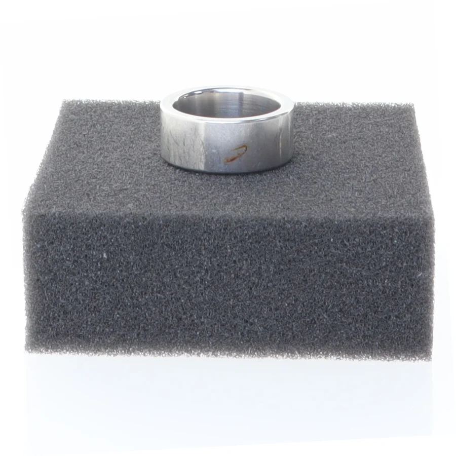 Sølvfarvet ring (str. Størrelse, 60)