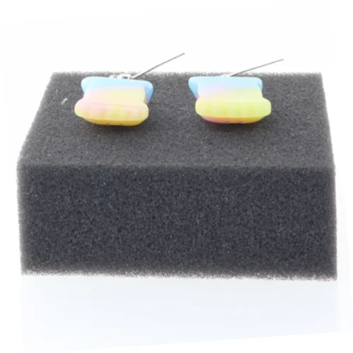 Farverige 'Sweet' slikform øreringe (str. 1,5 cm)