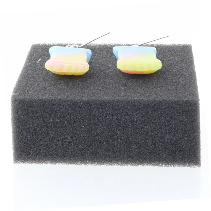 Farverige 'Sweet' slikform øreringe (str. 1,5 cm)