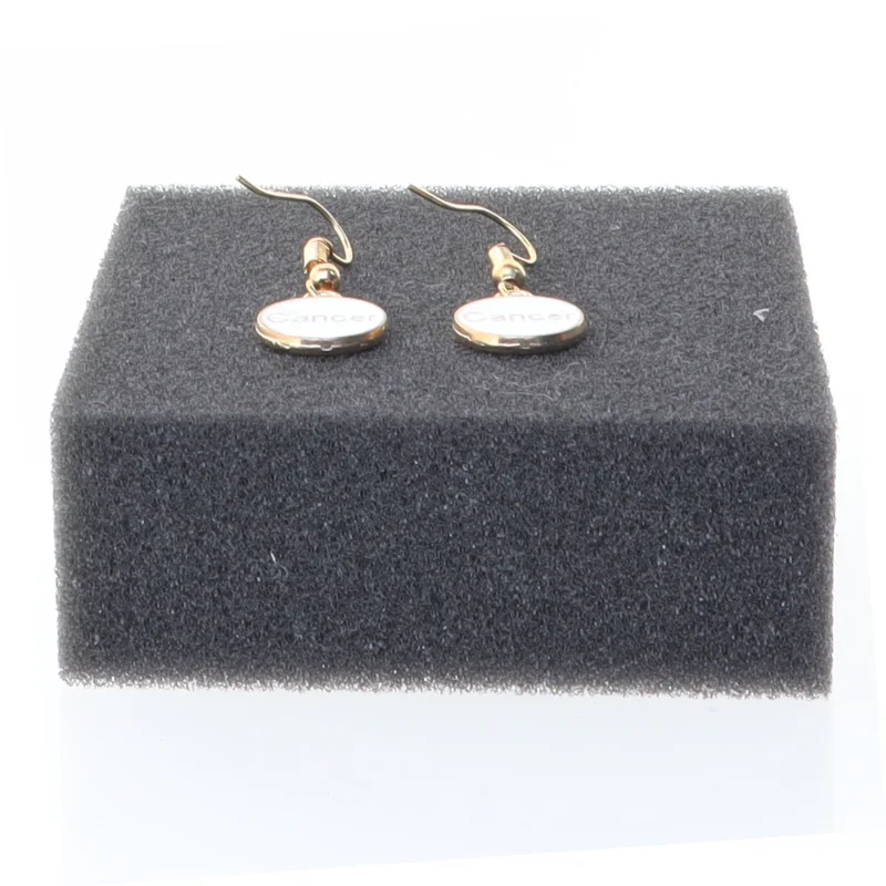 Øreringe med stjernetegnet Krebsen (str. Ø 14 mm)