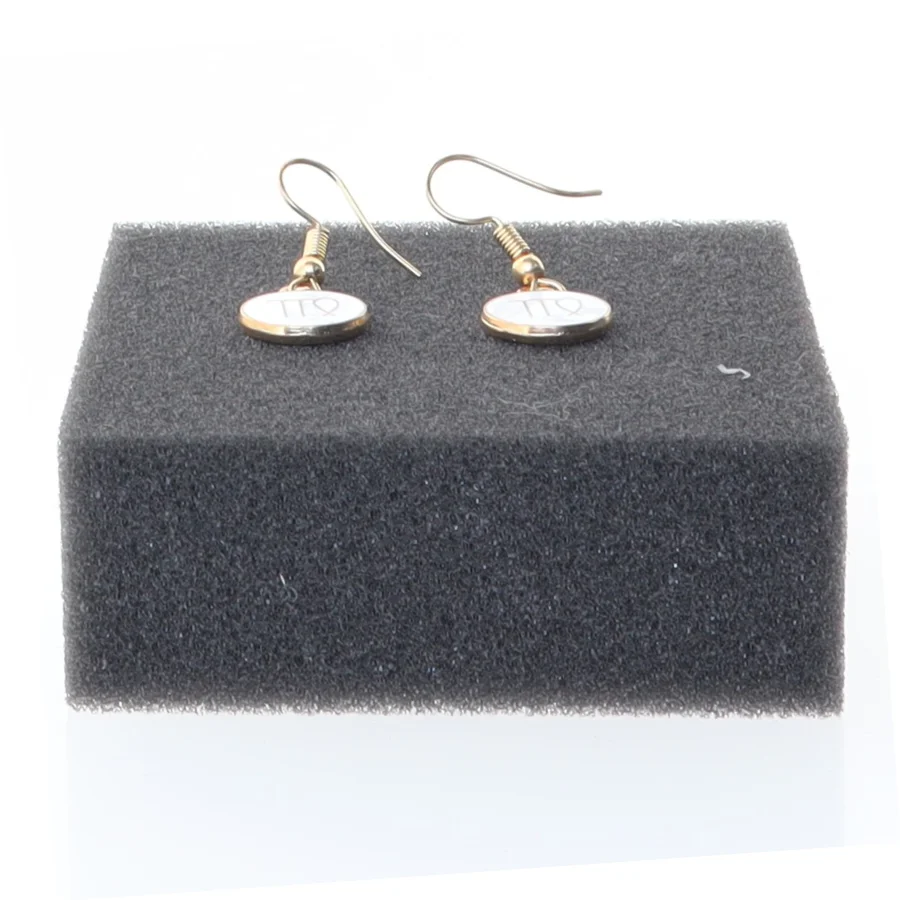 Øreringe med stjernetegn Jomfruen (str. Ø 14 mm)