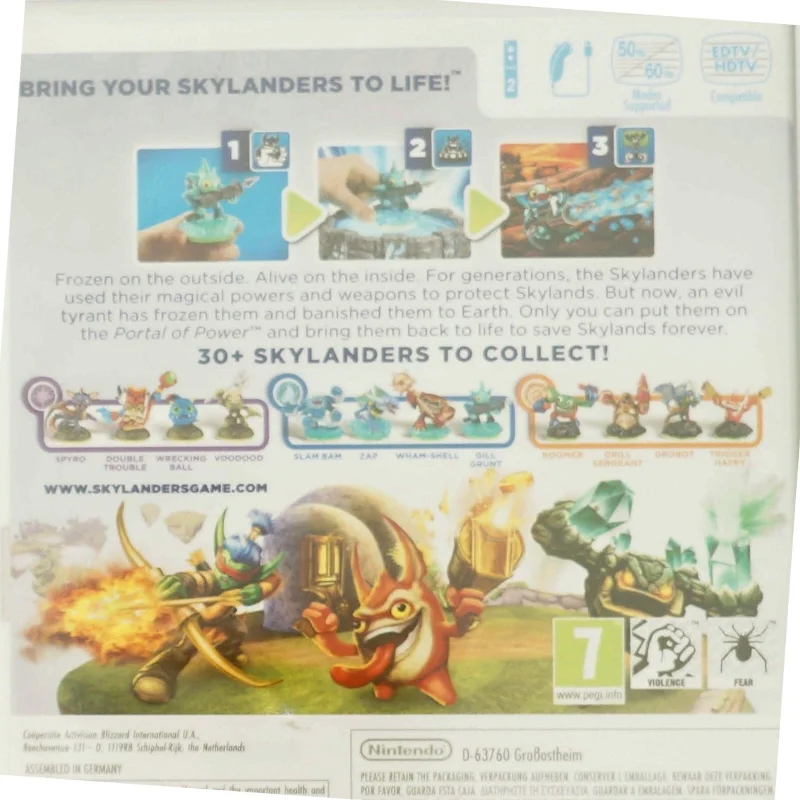 Skylanders: Spyro's Adventure Wii spil fra Activision