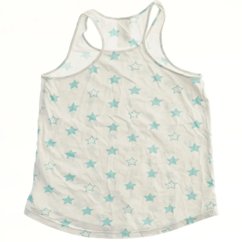 Hvid tanktop med stjernemønster fra H&M (str. 134)