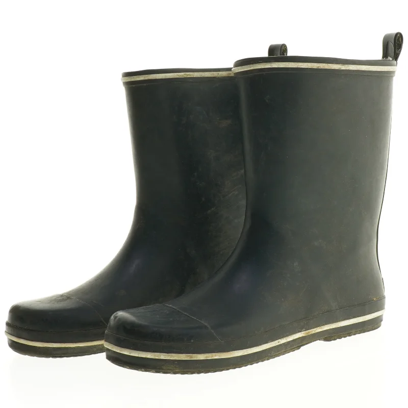 Brugte sorte gummistøvler (str. 34)