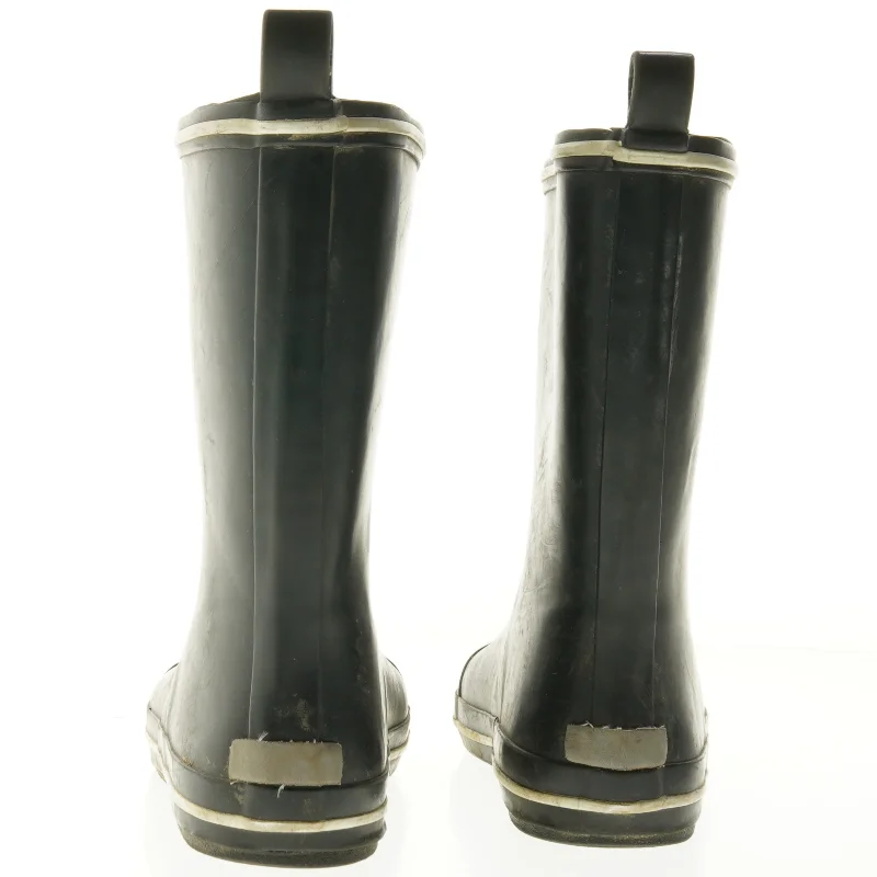 Brugte sorte gummistøvler (str. 34)