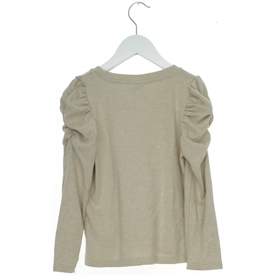 Langærmet beige bluse fra Lindex (str. 128)