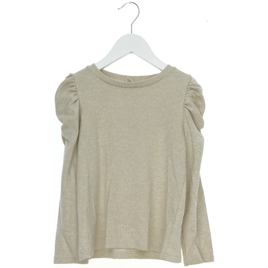 Langærmet beige bluse fra Lindex (str. 128)