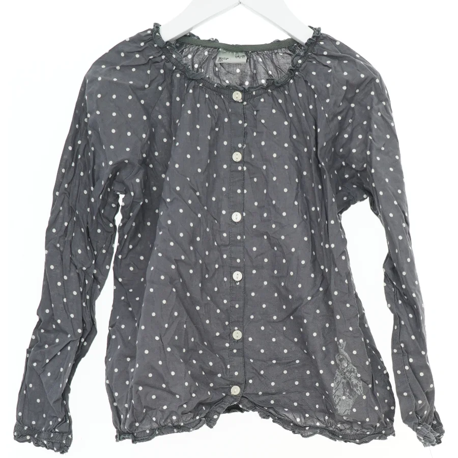 Prikket langærmet bluse fra Mads & Mette (str. 116)