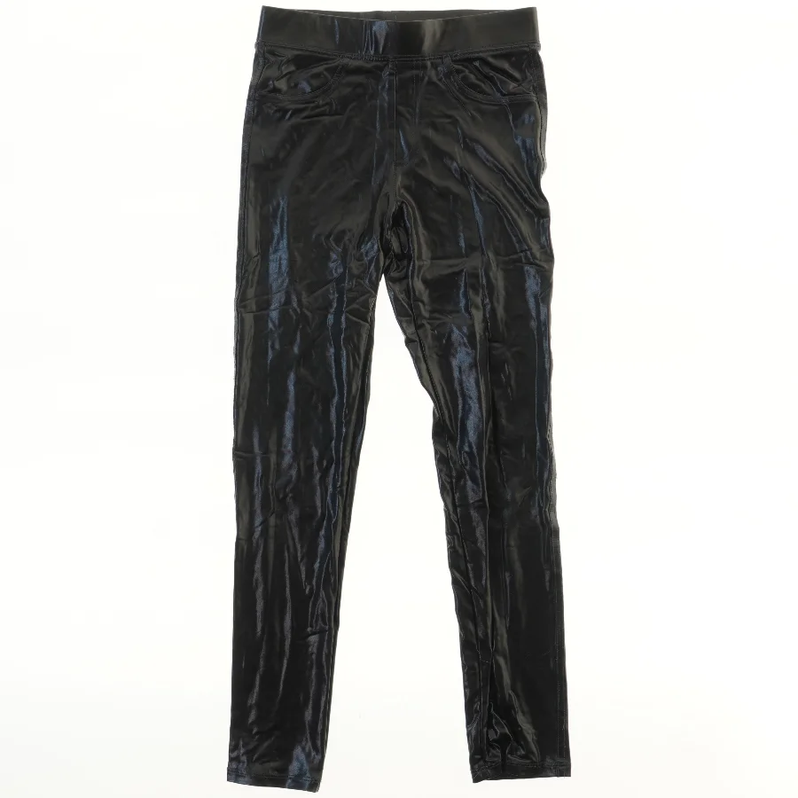 Skinny sorte leggings fra Zara (str. 134)