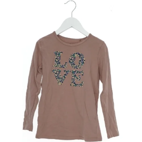 Langærmet T-shirt med 'LOVE' tryk fra Bakito (str. 128)