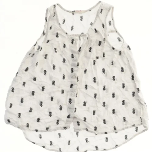 Ærmeløs top med ananasmønster fra H&M (str. 140)