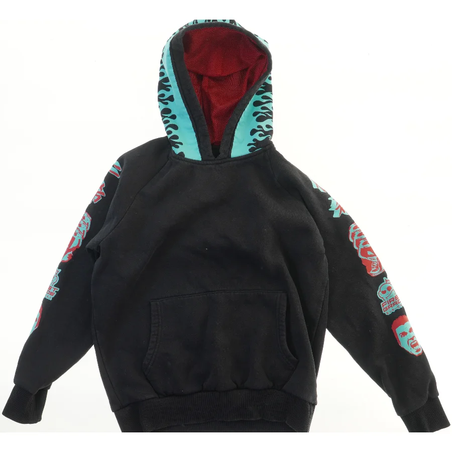 Hættetrøje med tryk fra First grade (str. S)