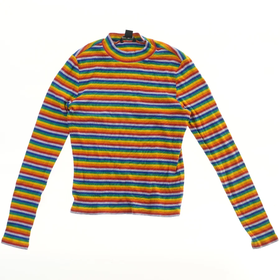 Langærmet stribet trøje fra Monki (str. S)