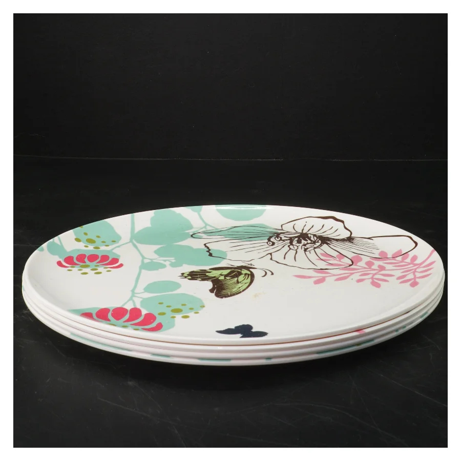 4 laminat  tallerkener (str. Ø. 28 cm. 4 styk)