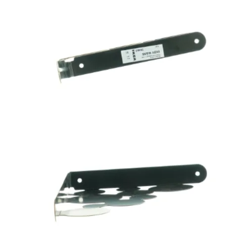 Sorte metal hyldeknægt (str. 25 x 18 x 2 cm)