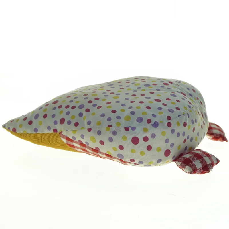 Ugleformet pude med prikker (str. 30 x 24 cm)