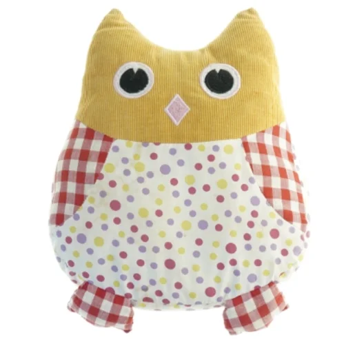 Ugleformet pude med prikker (str. 30 x 24 cm)