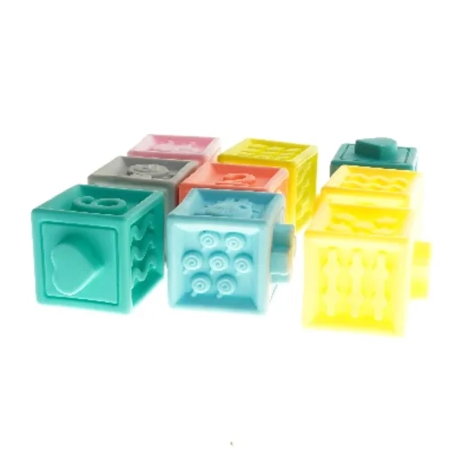 Sanseklodser  med motiv og tal (str. 5,5x5,5 cm)