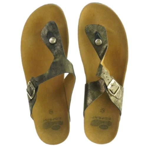Sorte/ guld  sandaler fra Bioprint (str. 42)