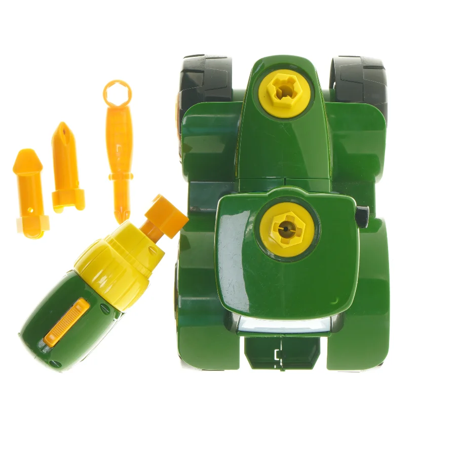 John Deere legetøjstraktor med værktøjssæt fra John Deere (str. 23x15x16 cm)