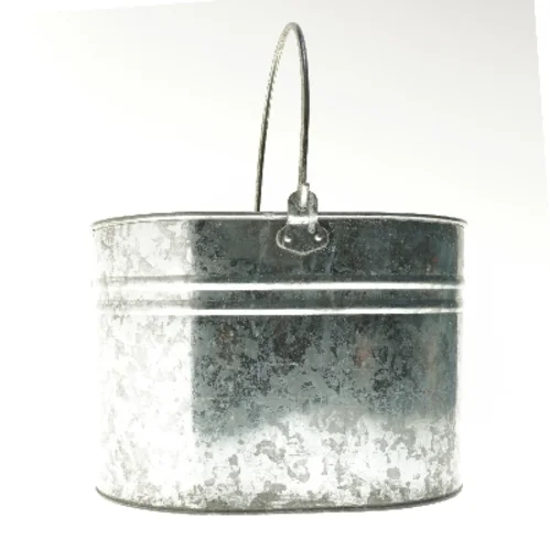 Galvaniseret moppe spand  (str. 31x23x22 cm)