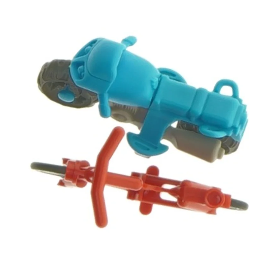 Legetøjsmotorcykel med figur (str. 6 cm)