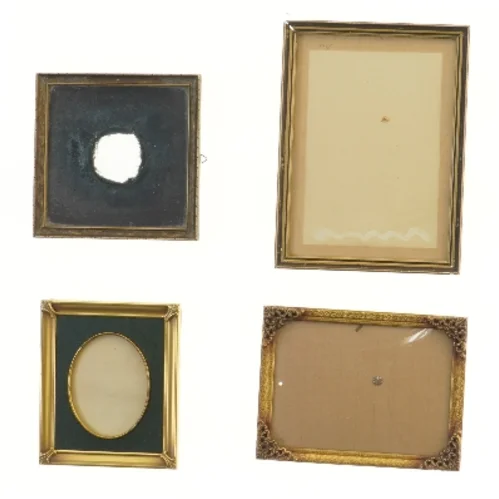 Gamle billedrammer (str. 4 stk 20-13,5 cm)