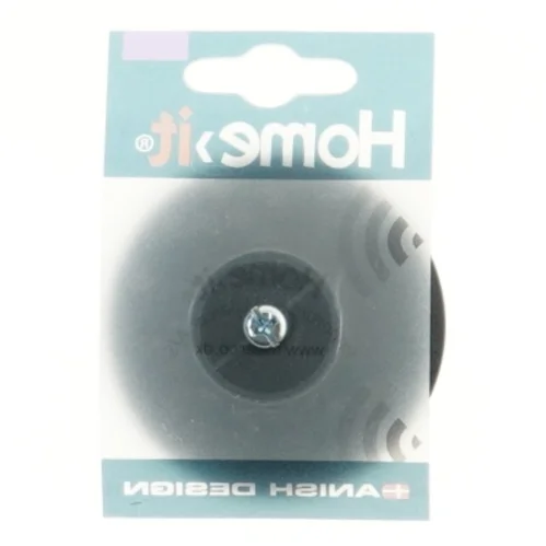 Sort møbelknop (str. 8 cm)