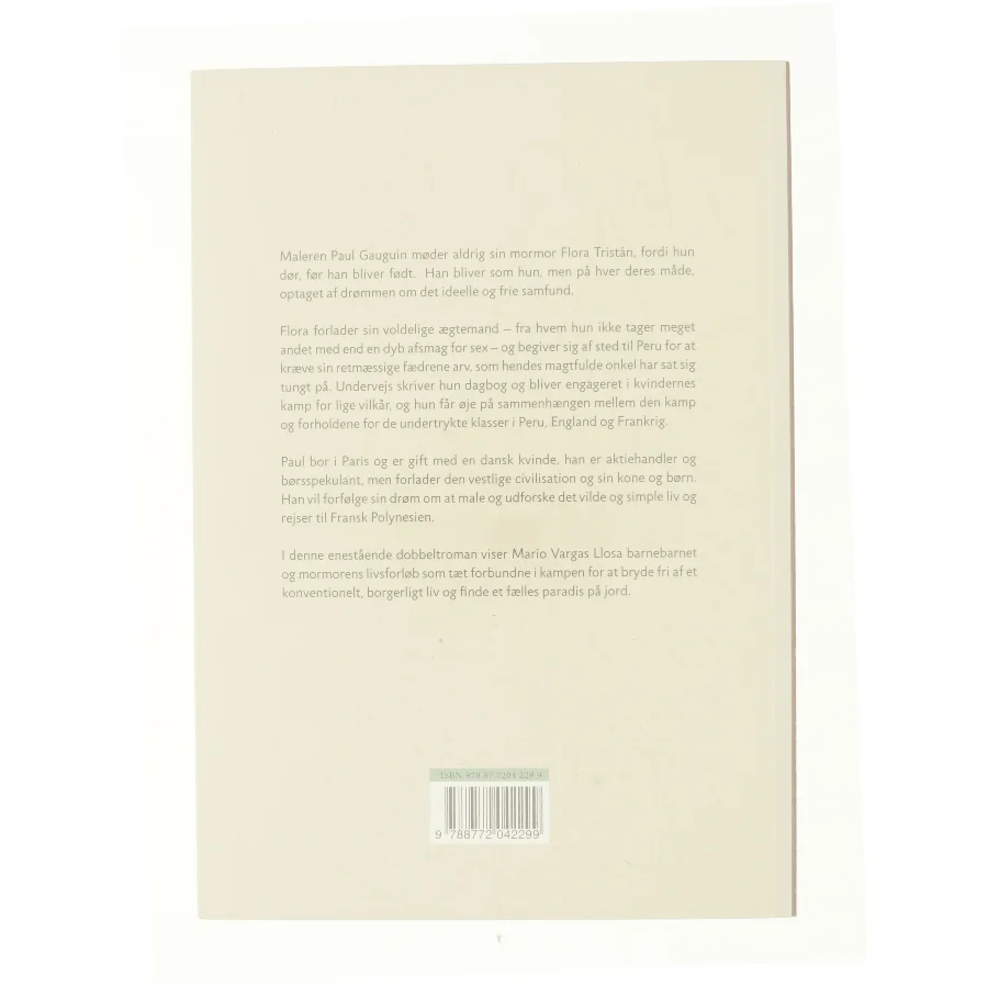 Vejen til paradis af Mario Vargas Llosa (Bog)