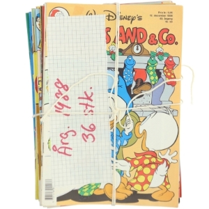 Disney Tegneserieblade, 1988, 36stk