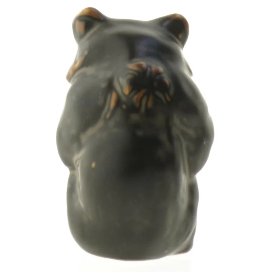 Keramisk bjørne figur fra Royal Copenhagen (str. 9 cm)
